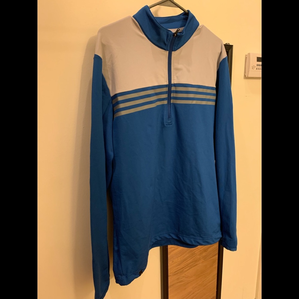 Adidas Men’s Golf 1/4 Zip Kansas Jayhawks Medium